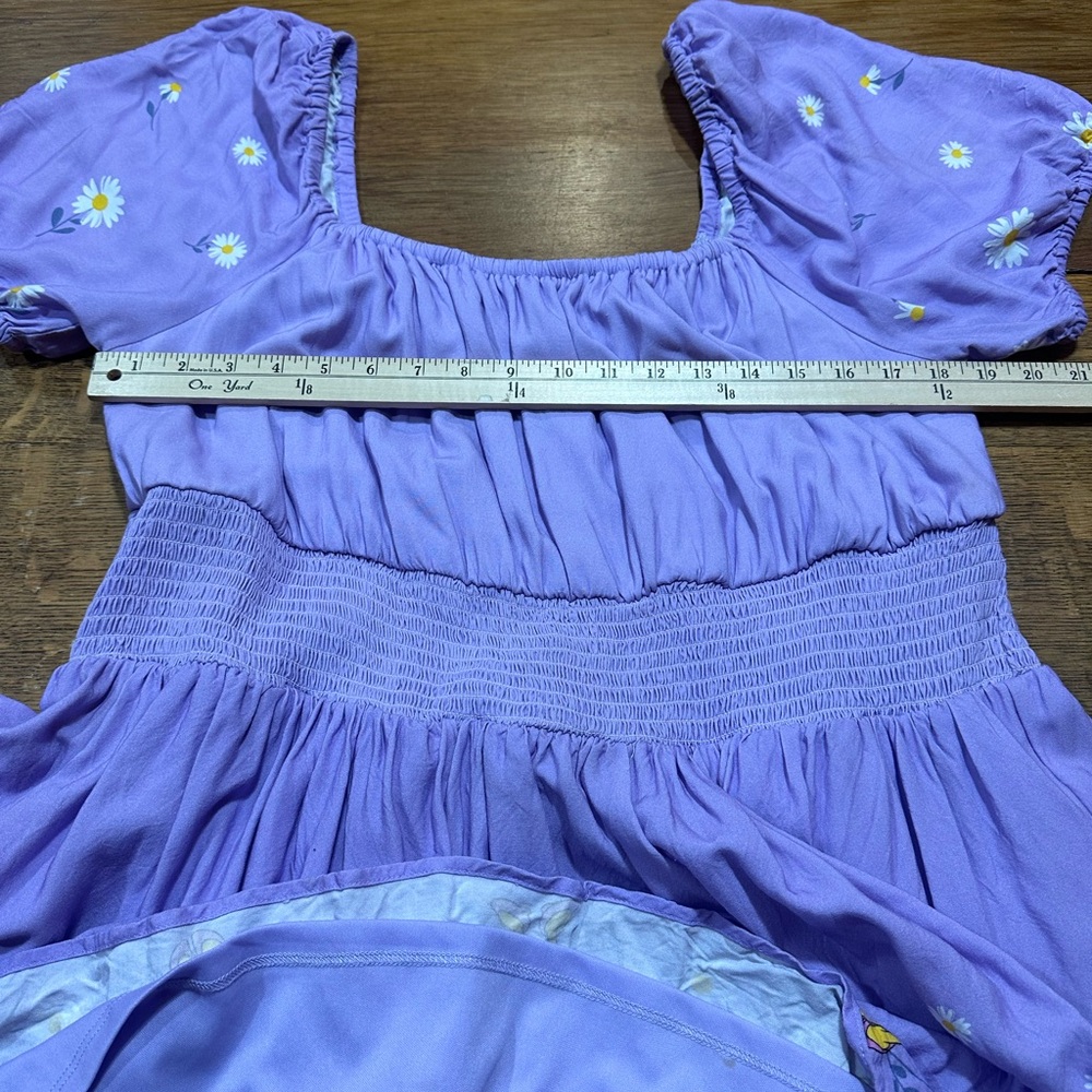 Box lunch sz 2 plus size Disney Daisy Duck Smock Waist dress - Picture 7 of 12